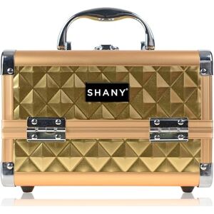 SHANY Mini Makeup Train Case with Mirror Golden House by Cosmetics SHANY Mini Makeup Train Case with Mirror Golden House by Cosmetics