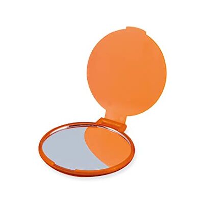 eBuyGB Compact Vanity Handbag Mirrors Folding Cosmetic Mirror Toiletry Bag, Orange, Pack of 10 eBuyGB Compact Vanity Handbag Mirrors Folding Cosmetic Mirror Toiletry Bag, Orange, Pack of 10