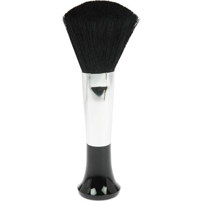 Fantasia Professional Powder Brush - Make-up Brush, Natural Hair, 15cm, Black/Silver Fantasia Professional Powder Brush - Make-up Brush, Natural Hair, 15cm, Black/Silver