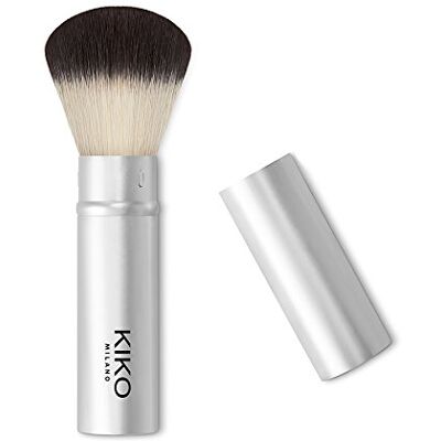 Kiko Milano Smart Allover Powder Brush Shade 104 Retractable Face Powder Brush Synthetic Fibres Kiko Milano Smart Allover Powder Brush Shade 104 Retractable Face Powder Brush Synthetic Fibres