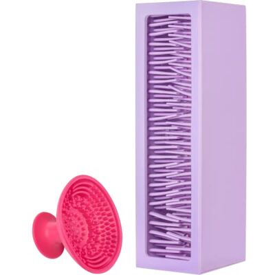 Essence Cosmetics Essence Brush Cleaning Set, Brush Cleaner, No. 01, Multicoloured, Vegan, Nano Particulate Free, Pack of 2 Essence Cosmetics Essence Brush Cleaning Set, Brush Cleaner, No. 01, Multicoloured, Vegan, Nano Particulate Free, Pack of 2