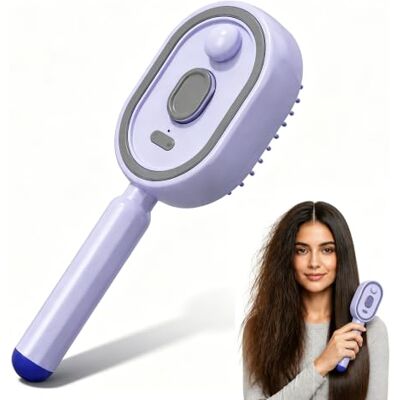 JADUFHU Electric Steam Hair Brush, Anti-Frizz Detangling Styling Comb JADUFHU Electric Steam Hair Brush, Anti-Frizz Detangling Styling Comb