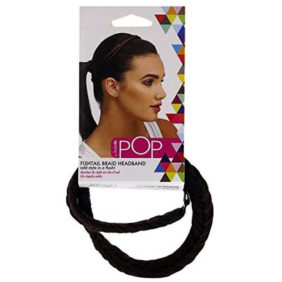 HairDo Pop Fishtail Braid Headband R6 Dark Chocolate For Women 1 Pc Hair Band HairDo Pop Fishtail Braid Headband R6 Dark Chocolate For Women 1 Pc Hair Band
