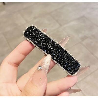 HOQOCAAPP Rhinestone Hair Clips Crystal Barrettes for Girl,Fancy Hair Clip,Hair Accessories for Women,Pearl Decorative Hair Clips for Daily Party Prom,Black-1PCS HOQOCAAPP Rhinestone Hair Clips Crystal Barrettes for Girl,Fancy Hair Clip,Hair Accessories for Women,Pearl Decorative Hair Clips for Daily Party Prom,Black-1PCS
