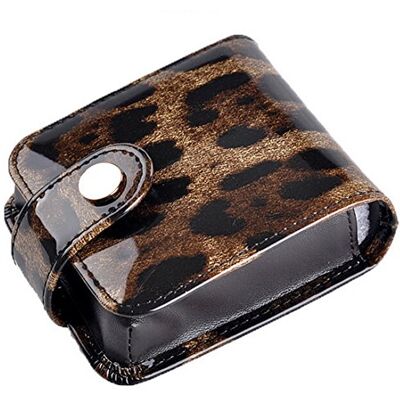 kilofly Genuine Leather Double Lipstick Case Cosmetic Makeup Holder + Gift Box kilofly Genuine Leather Double Lipstick Case Cosmetic Makeup Holder + Gift Box