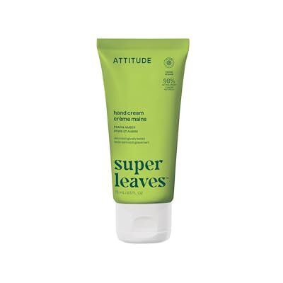 ATTITUDE Hand Cream, EWG Verified, Plant and Mineral-Based, Vegan Personal Care Products, Dermatologically Tested, Pear & Amber Scent, 75 mL ATTITUDE Hand Cream, EWG Verified, Plant and Mineral-Based, Vegan Personal Care Products, Dermatologically Tested, Pear & Amber Scent, 75 mL