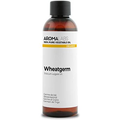 Aroma Labs ORGANIC WHEATGERM Oil 100mL 100% Pure, Natural, Cold Pressed and AB Certified (French Brand) Aroma Labs ORGANIC WHEATGERM Oil 100mL 100% Pure, Natural, Cold Pressed and AB Certified (French Brand)