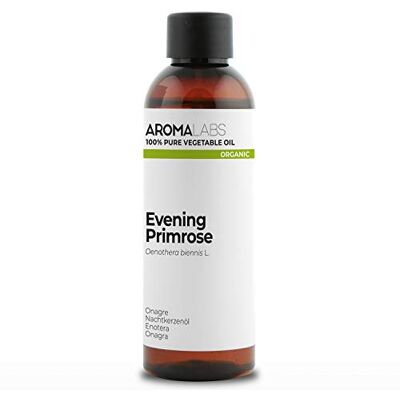 Aroma Labs ORGANIC EVENING PRIMROSE Oil 100mL 100% Pure, Natural, Cold Pressed And AB Certified (French Brand) Aroma Labs ORGANIC EVENING PRIMROSE Oil 100mL 100% Pure, Natural, Cold Pressed And AB Certified (French Brand)