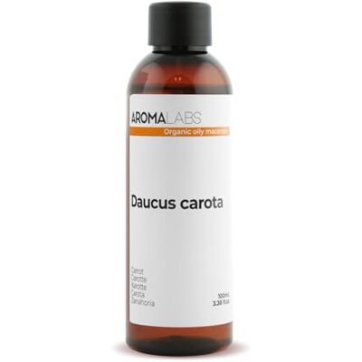Aroma Labs Organic Carrot Infused Oil 100mL 100% Pure, Natural and Cosmos Certified (French Brand) Aroma Labs Organic Carrot Infused Oil 100mL 100% Pure, Natural and Cosmos Certified (French Brand)