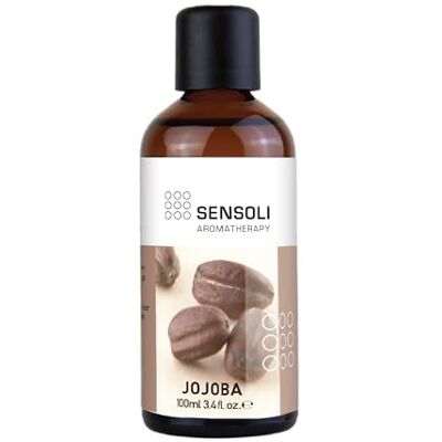 Sensoli Carrier Massage Oil 100ml Natural Unscented Moisturising Oil for Hair and Skin Care (100ml, Jojoba) Sensoli Carrier Massage Oil 100ml Natural Unscented Moisturising Oil for Hair and Skin Care (100ml, Jojoba)
