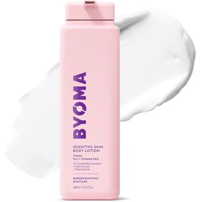 BYOMA Sensitive Body Lotion (400ml) For Sensitive, Dry and Irritated Skin Fragrance-Free Moisturiser with Oat Extract and Shea Butter Soothes and Relieves Itching Skin Barrier Support BYOMA Sensitive Body Lotion (400ml) For Sensitive, Dry and Irritated Skin Fragrance-Free Moisturiser with Oat Extract and Shea Butter Soothes and Relieves Itching Skin Barrier Support