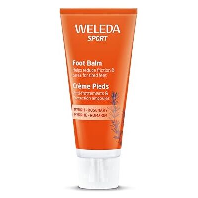 WELEDA Foot Balm 75ml Non-greasy formulation, Strengthens skin resilience, Essential oils refresh, Dermatologically tested, Kaolin content WELEDA Foot Balm 75ml Non-greasy formulation, Strengthens skin resilience, Essential oils refresh, Dermatologically tested, Kaolin content