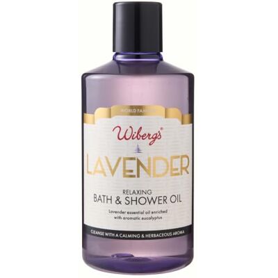 Wiberg's Wiberg’s Lavender Rejuvenating & Moisturising Bath & Shower Oil 300ml Hydrating Body Oil with Lavender & Eucalyptus Aromatherapeutic Formula for Relaxation & Smooth Skin Wiberg's Wiberg’s Lavender Rejuvenating & Moisturising Bath & Shower Oil 300ml Hydrating Body Oil with Lavender & Eucalyptus Aromatherapeutic Formula for Relaxation & Smooth Skin