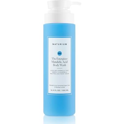 Naturium Mandelic Acid Body Wash, Sugar Cane & Menthyl Lactate, 500 mL Energising Deep Cleanser with AHA Blend, Instant Cooling Formula, Neutralises Odour, Lasting Freshness, for All Skin Types Naturium Mandelic Acid Body Wash, Sugar Cane & Menthyl Lactate, 500 mL Energising Deep Cleanser with AHA Blend, Instant Cooling Formula, Neutralises Odour, Lasting Freshness, for All Skin Types