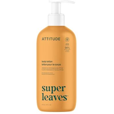 BIO SPECTRA ATTITUDE ATTITUDE Body Lotion, EWG Verified Moisturizer, Vegan Skin Care Products, Non-Greasy, Hydrating for Dry Skin, Orange Blossom & Eucalyptus Scent, 473 mL BIO SPECTRA ATTITUDE ATTITUDE Body Lotion, EWG Verified Moisturizer, Vegan Skin Care Products, Non-Greasy, Hydrating for Dry Skin, Orange Blossom & Eucalyptus Scent, 473 mL