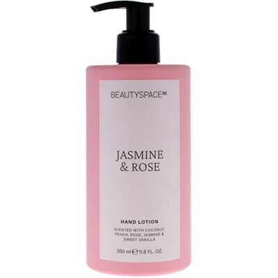 BeautySpace Beauty Space Hand Lotion Jasmine and Rose by SpaceNK for Unisex 11.8 oz Hand Lotion BeautySpace Beauty Space Hand Lotion Jasmine and Rose by SpaceNK for Unisex 11.8 oz Hand Lotion