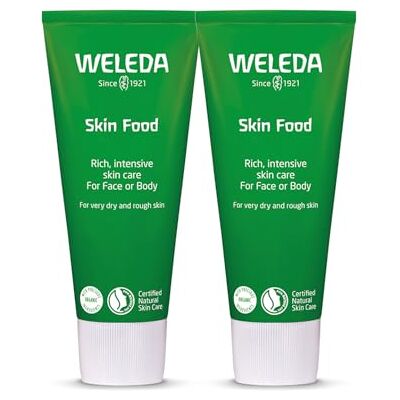 WELEDA Skin Food Twin Pack, Dry Skin Moisturiser, Moisturising Cream & Primer, Face & Body, For Men & Women, Multiple Uses, Certified Natural, 2 x 75ml WELEDA Skin Food Twin Pack, Dry Skin Moisturiser, Moisturising Cream & Primer, Face & Body, For Men & Women, Multiple Uses, Certified Natural, 2 x 75ml