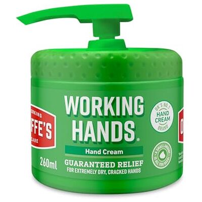 O'Keeffe's O’Keeffe’s Working Hands Hand Cream 260ml – Pumpable Hand Cream for Extremely Dry, Cracked Hands Instantly Boosts Moisture Levels, Creates a Protective Layer & Prevents Moisture Loss O'Keeffe's O’Keeffe’s Working Hands Hand Cream 260ml – Pumpable Hand Cream for Extremely Dry, Cracked Hands Instantly Boosts Moisture Levels, Creates a Protective Layer & Prevents Moisture Loss