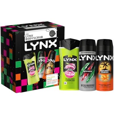 Lynx All Stars Trio & Body Scrub Gift Set 3 piece Lynx All Stars Trio & Body Scrub Gift Set 3 piece