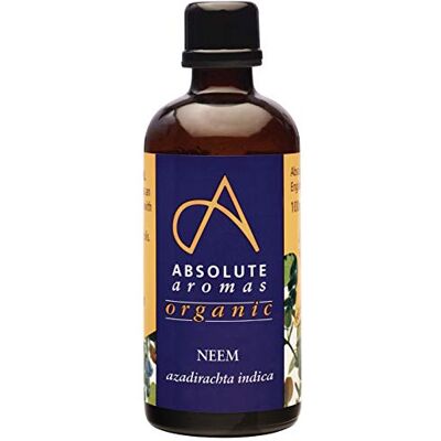 Absolute Aromas Organic Neem Oil 100ml in Glass bottle Pure, Natural, Cold-Pressed, Vegan and Cruelty Free Absolute Aromas Organic Neem Oil 100ml in Glass bottle Pure, Natural, Cold-Pressed, Vegan and Cruelty Free