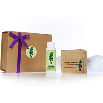 Motherlylove SENSITIVE SKIN Gift Box 100% Natural & Vegan: Soothing Repair Oil & Avocado + Shea Butter Soap Made in UK by an Expert Midwife Motherlylove SENSITIVE SKIN Gift Box 100% Natural & Vegan: Soothing Repair Oil & Avocado + Shea Butter Soap Made in UK by an Expert Midwife