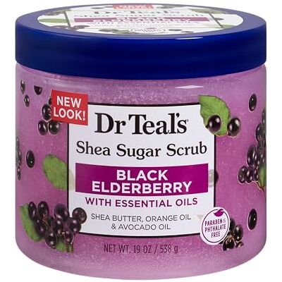 Dr Teal's Black Elderberry Body Sugar Scrub 538g Dr Teal's Black Elderberry Body Sugar Scrub 538g