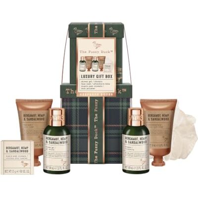 Baylis & Harding The Fuzzy Duck Mens Luxury Present Stack Gift Set 1 Pack Bergamot, Hemp & Sandalwood, Vegan Friendly Baylis & Harding The Fuzzy Duck Mens Luxury Present Stack Gift Set 1 Pack Bergamot, Hemp & Sandalwood, Vegan Friendly