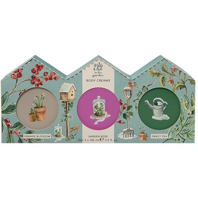 Heathcote & Ivory Body Creams 3x 100ml, Moisturiser For Dry Skin, Post Gardening Cream, Three Fragrances, Shea Butter, Vitamin E, Travel Size, Vegan and Cruelty Free, Gift For Gardeners Heathcote & Ivory Body Creams 3x 100ml, Moisturiser For Dry Skin, Post Gardening Cream, Three Fragrances, Shea Butter, Vitamin E, Travel Size, Vegan and Cruelty Free, Gift For Gardeners