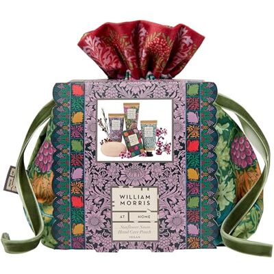 William Morris at Home Hand Creams x3 30ml, Guest Soap 50g, Velvet Pouch, Moisturiser, Shea Butter, Festive Fragrance, Makeup, Toiletry, Wash Bag, Travel Size, Vegan and Cruelty Free, Beauty Gift William Morris at Home Hand Creams x3 30ml, Guest Soap 50g, Velvet Pouch, Moisturiser, Shea Butter, Festive Fragrance, Makeup, Toiletry, Wash Bag, Travel Size, Vegan and Cruelty Free, Beauty Gift