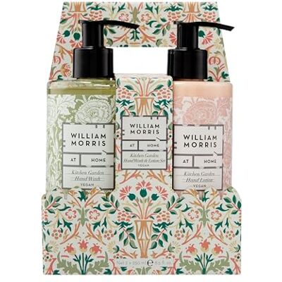 William Morris at Home Hand Wash and Lotion gift set, 2 x 250ml Travel Size, Shea Butter Moisturiser, Vitamin E, Vegan and Cruelty Friendly, Beauty Self-Care William Morris at Home Hand Wash and Lotion gift set, 2 x 250ml Travel Size, Shea Butter Moisturiser, Vitamin E, Vegan and Cruelty Friendly, Beauty Self-Care