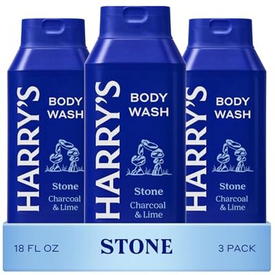 Harry's Men's Body Wash, Stone, 532ml, Pack of 3, Shower Gel for Men No Parabens, Sulfates, or Dyes Harry's Men's Body Wash, Stone, 532ml, Pack of 3, Shower Gel for Men No Parabens, Sulfates, or Dyes