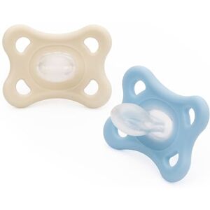 MAM Comfort All Silicone Soothers 3-12 Months 2 Pack Comes in Dummy Steriliser Case Sustainable Materials Baby Accessories Blue/Cream (Various Designs) MAM Comfort All Silicone Soothers 3-12 Months 2 Pack Comes in Dummy Steriliser Case Sustainable Materials Baby Accessories Blue/Cream (Various Designs)