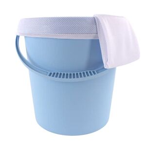 Junior Joy Nappy Pail with Lid and Pair of Mesh Bags - 3 Count, Blue