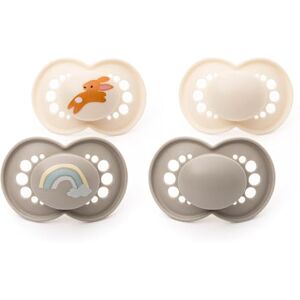 MAM Original Soothers 6-18 Months 4 Pack Sustainable Materials Baby Accessories Beige (Various Designs) MAM Original Soothers 6-18 Months 4 Pack Sustainable Materials Baby Accessories Beige (Various Designs)