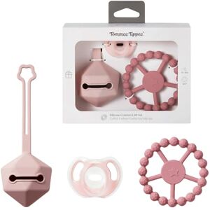 Tommee Tippee Silicone Comfort Gift Set Ultra-Light Soother, Carry Case & Teething Ring 0-6m+ Tommee Tippee Silicone Comfort Gift Set Ultra-Light Soother, Carry Case & Teething Ring 0-6m+