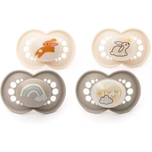 MAM Original Day & Night Soothers 18-36 Months 4 Pack Includes 2X Glow in The Dark Dummies Orthodontic Design Baby Accessories Beige (Various Designs) MAM Original Day & Night Soothers 18-36 Months 4 Pack Includes 2X Glow in The Dark Dummies Orthodontic Design Baby Accessories Beige (Various Designs)