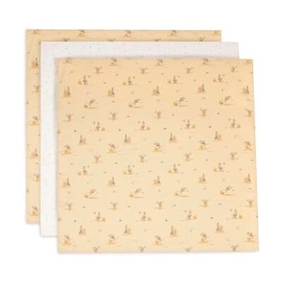 Jollein Muslin Cloths Kangaroots 70x70cm 3 Pack 100% Cotton Baby Burp Cloths OEKO-TEX Certified Jollein Muslin Cloths Kangaroots 70x70cm 3 Pack 100% Cotton Baby Burp Cloths OEKO-TEX Certified
