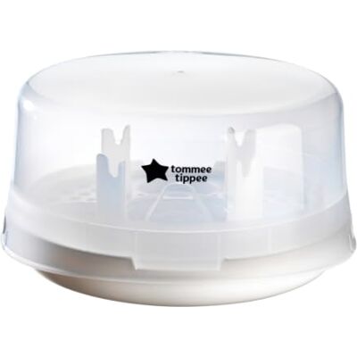 Tommee Tippee Microwave Steam Baby Bottle Steriliser 4-Minute Cycle Tommee Tippee Microwave Steam Baby Bottle Steriliser 4-Minute Cycle