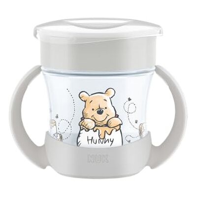 NUK Mini Magic Cup Sippy Cup 6+ Months 160ml 360° Anti-Spill Rim Toddler Bottle with Anti-Slip Handles Disney Winnie the Pooh 1 Count NUK Mini Magic Cup Sippy Cup 6+ Months 160ml 360° Anti-Spill Rim Toddler Bottle with Anti-Slip Handles Disney Winnie the Pooh 1 Count