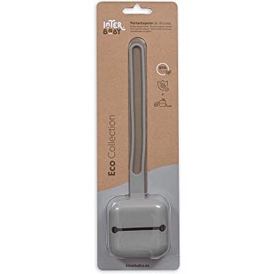 Interbaby Grey Silicone Dummy Holder Interbaby Grey Silicone Dummy Holder