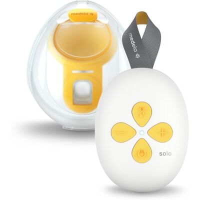 Medela Solo Hands-Free Single Electric Breast Pump, Lightweight and Compact Design, Compatible with Family App Medela Solo Hands-Free Single Electric Breast Pump, Lightweight and Compact Design, Compatible with Family App