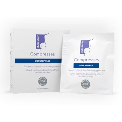 Multi-Mam Compresses for Breastfeeding Mothers – Intensive Care and Treatment of Sore and Irritated Nipples Instant Cooling and Soothing Gel Pad Essential Aid for Breast-Feeding Mums Pack of 12 Multi-Mam Compresses for Breastfeeding Mothers – Intensive Care and Treatment of Sore and Irritated Nipples Instant Cooling and Soothing Gel Pad Essential Aid for Breast-Feeding Mums Pack of 12