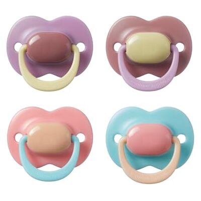 Tommee Tippee Ultimate Fit Soother, 18-36 Months, 4 Pack, Colour Blocked, Orthodontic Dummy for Babies, Symmetrical Teat, Air Holes, 100% BPA Free Silicone, Steriliser Safe, Muted Brights Tommee Tippee Ultimate Fit Soother, 18-36 Months, 4 Pack, Colour Blocked, Orthodontic Dummy for Babies, Symmetrical Teat, Air Holes, 100% BPA Free Silicone, Steriliser Safe, Muted Brights