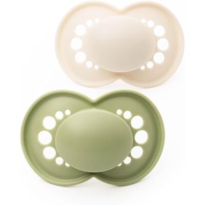 MAM Original Dummies, 18-36M, 2 Pack, Orthodontic Design, Cream MAM Original Dummies, 18-36M, 2 Pack, Orthodontic Design, Cream