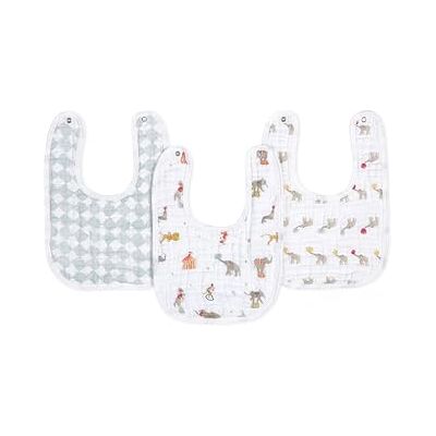 aden + anais Cotton Muslin Snap Bibs 3 Pack by aden + anais Cotton Muslin Snap Bibs 3 Pack by