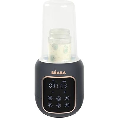 Béaba BEABA, 5-in-1 Bottle Warmer/Steriliser,Maternal/Infant Milk Warmer, Multifunction: Water Bath Mode, Defrost Mode, Baby Food Warmer Mode, Fast Warming Mode, Sterilization, Multi Milk, Midnight-UK Plug Béaba BEABA, 5-in-1 Bottle Warmer/Steriliser,Maternal/Infant Milk Warmer, Multifunction: Water Bath Mode, Defrost Mode, Baby Food Warmer Mode, Fast Warming Mode, Sterilization, Multi Milk, Midnight-UK Plug