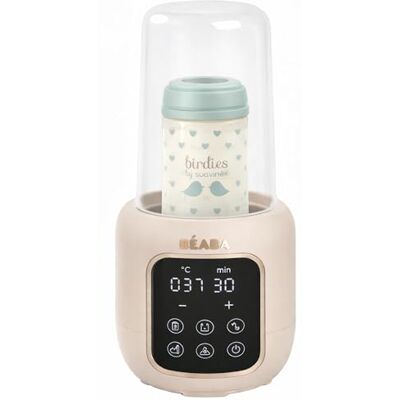 Béaba Bottle Warmer & Steriliser Multi Milk 5-in-1 Baby Food Warmer, Heats Breast Milk and Porridge, Defrosting, Quick Mode & Sterilisation, Gentle Water Bath Colour Argile Béaba Bottle Warmer & Steriliser Multi Milk 5-in-1 Baby Food Warmer, Heats Breast Milk and Porridge, Defrosting, Quick Mode & Sterilisation, Gentle Water Bath Colour Argile