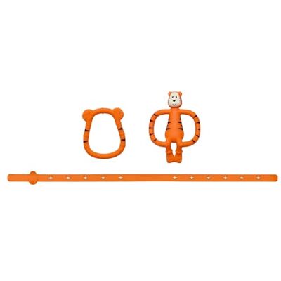 Matchstick Monkey Baby Teething Gift Set – Teething Ring, Tiger Teether & Multi-Use Holder Clip, Silicone BPA Free, Antibacterial, Newborn Gift, Soother for Sore Gums 3 Months+, Teddy Tiger Matchstick Monkey Baby Teething Gift Set – Teething Ring, Tiger Teether & Multi-Use Holder Clip, Silicone BPA Free, Antibacterial, Newborn Gift, Soother for Sore Gums 3 Months+, Teddy Tiger
