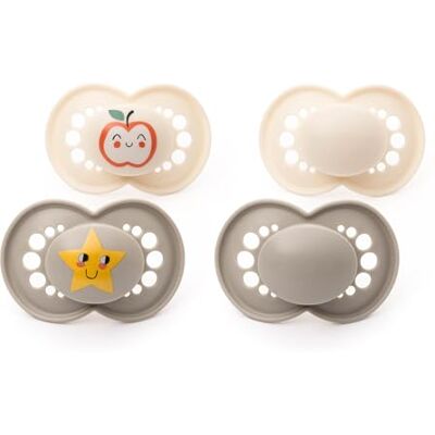 MAM Original Dummies, 18-36M, 4 Pack, Orthodontic Design, Unisex MAM Original Dummies, 18-36M, 4 Pack, Orthodontic Design, Unisex