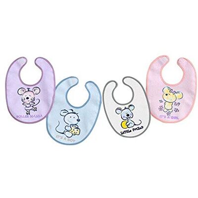 Interbaby 00130 – Pack of 12 Terry Bibs Velcro 20 x 30, Unisex Interbaby 00130 – Pack of 12 Terry Bibs Velcro 20 x 30, Unisex